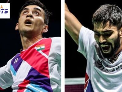 ndian badminton players Lakshya Sen and Kidambi Srikanth in action during their respective matches at the China Masters 2026.