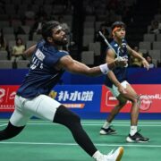 Indian badminton doubles players competing in china masters 2026