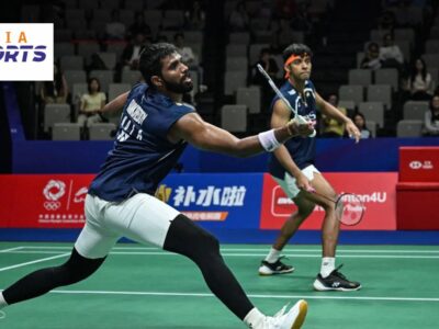 Indian badminton doubles players competing in china masters 2026