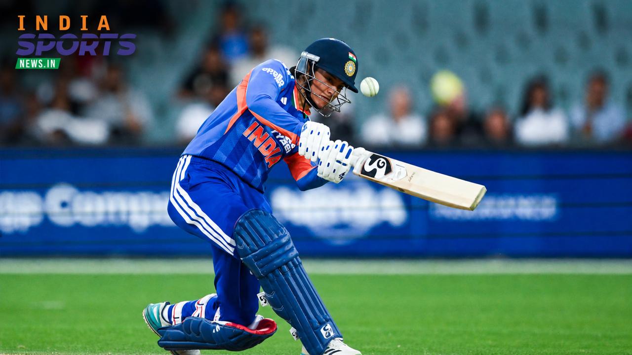Smriti Mandhana in action for India against Hong Kong during the Women's Asia Cup 2026 in Dubai.